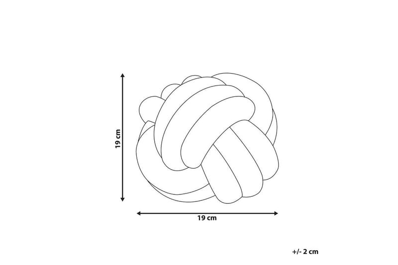 Prydnadskuddar Malni Grå, 19x19x19 cm - Grå, 19x19x19 cm - Utemöbler & utemiljö - Dynor - Övriga dynor