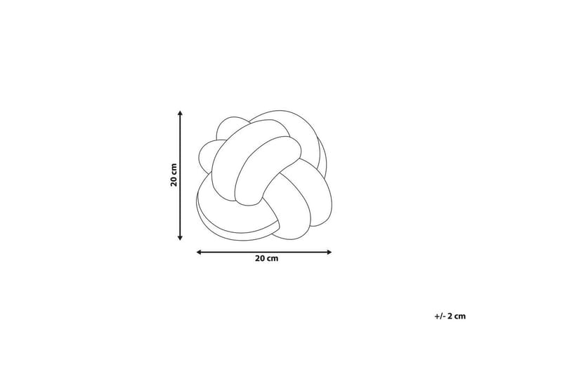 Prydnadskuddar Malni Grå, 20x20x20 cm - Grå, 20x20x20 cm - Textil & mattor - Kudde & kuddfodral - Prydnadskudde & soffkudde