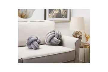 Prydnadskuddar Malni Grå, 20x20x20 cm - Grå, 20x20x20 cm - Textil & mattor - Kudde & kuddfodral - Prydnadskudde & soffkudde