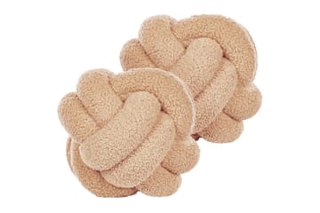 Prydnadskuddar Malni set om 2 Beige