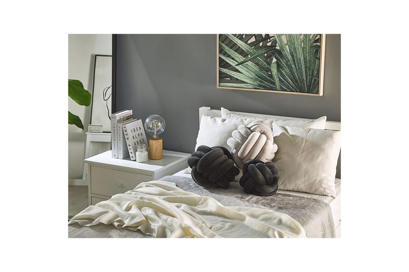 Prydnadskuddar Malni Svart, 30x30x30 cm - Svart, 30x30x30 cm - Textil & mattor - Kudde & kuddfodral - Prydnadskudde & soffkudde