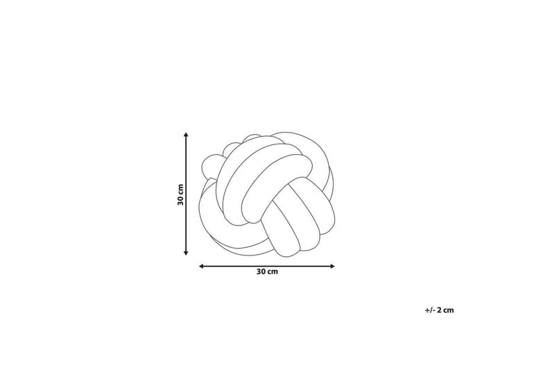 Prydnadskuddar Malni Svart, 30x30x30 cm - Svart, 30x30x30 cm - Textil & mattor - Kudde & kuddfodral - Prydnadskudde & soffkudde