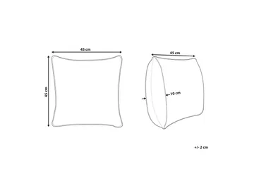Prydnadskuddar Manketti set om 2 - Utemöbler & utemiljö - Dynor - Utomhuskuddar