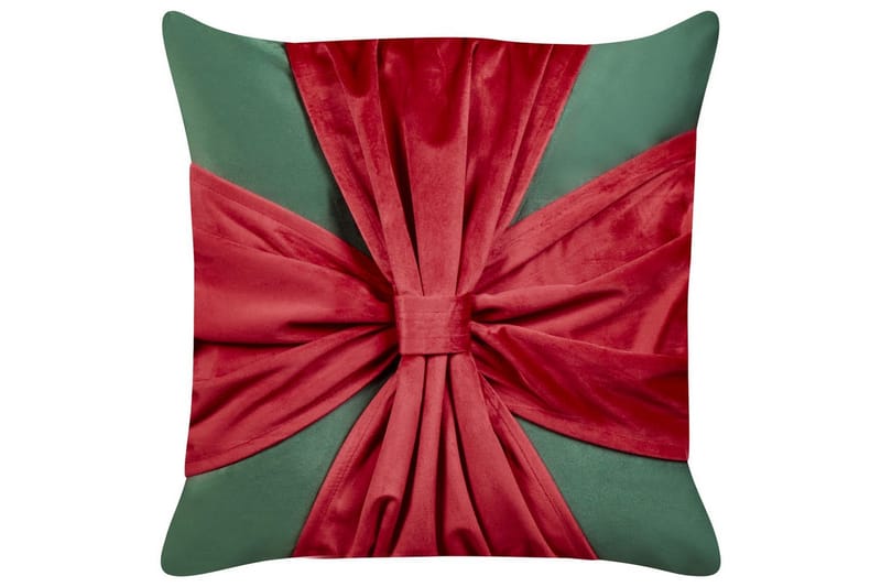 Prydnadskuddar Marshmallow set om 2 Grön/Röd - Grön/Röd - Utemöbler & utemiljö - Dynor - Utomhuskuddar