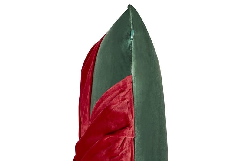 Prydnadskuddar Marshmallow set om 2 Grön/Röd - Grön/Röd - Utemöbler & utemiljö - Dynor - Utomhuskuddar