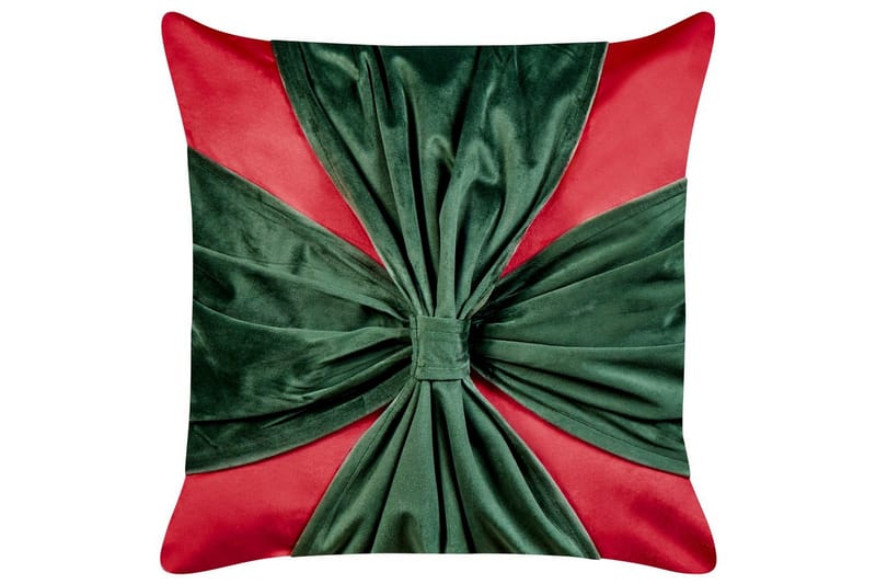 Prydnadskuddar Marshmallow set om 2 Röd/Grön - Röd/Grön - Utemöbler & utemiljö - Dynor - Utomhuskuddar