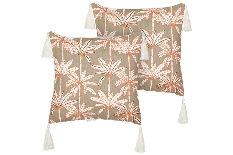 Prydnadskuddar Melobesia set om 2