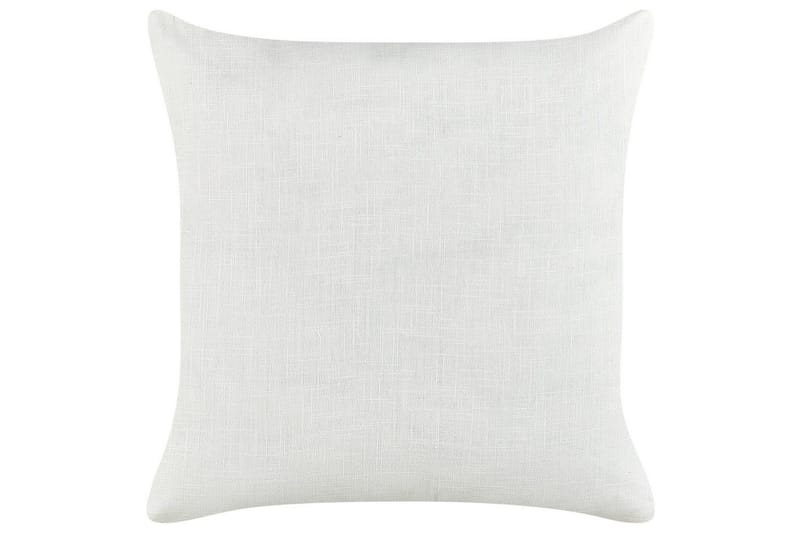 Prydnadskuddar Milas set om 2 Vit/Beige - Vit/Beige - Utemöbler & utemiljö - Dynor - Utomhuskuddar