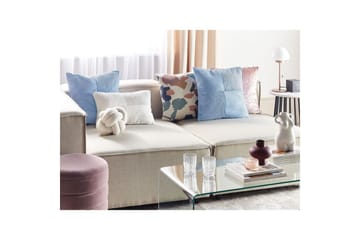 Prydnadskuddar Millet set om 2 Blå, Fyrkantig - Blå, Fyrkantig - Utemöbler & utemiljö - Dynor - Utomhuskuddar