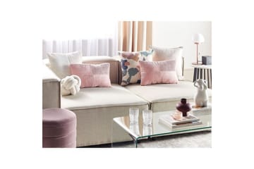 Prydnadskuddar Millet set om 2 Rosa, Rektangulär - Rosa, Rektangulär - Utemöbler & utemiljö - Dynor - Utomhuskuddar