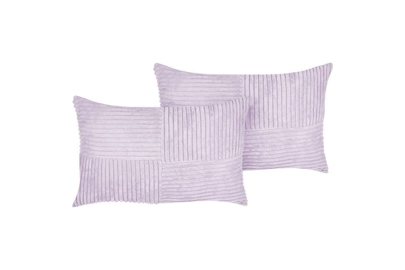 Prydnadskuddar Millet set om 2 Violett, Rektangulär - Violett, Rektangulär - Utemöbler & utemiljö - Dynor - Utomhuskuddar