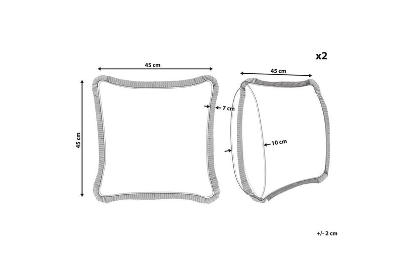 Prydnadskuddar Mitella set om 2 - Utemöbler & utemiljö - Dynor - Utomhuskuddar