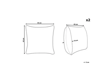 Prydnadskuddar Mudanya set om 2 - Utemöbler & utemiljö - Dynor - Utomhuskuddar