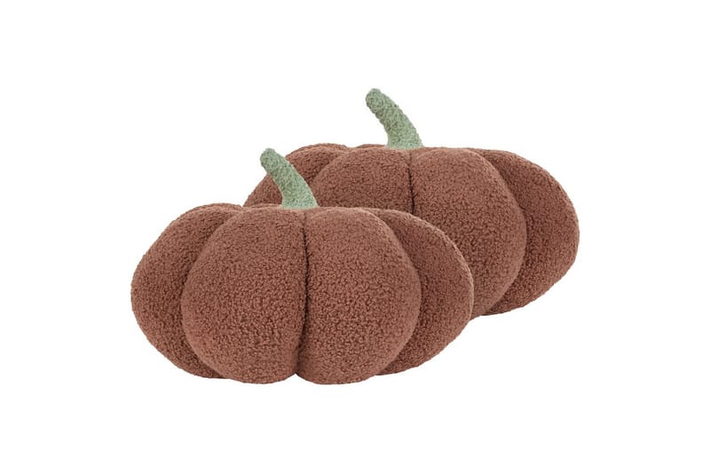 Prydnadskuddar Munchkin set om 2 Brun/Grön, 35x35x30 cm - Brun/Grön, 35x35x30 cm - Utemöbler & utemiljö - Dynor - Soffdyna & bänkdyna utemöbler