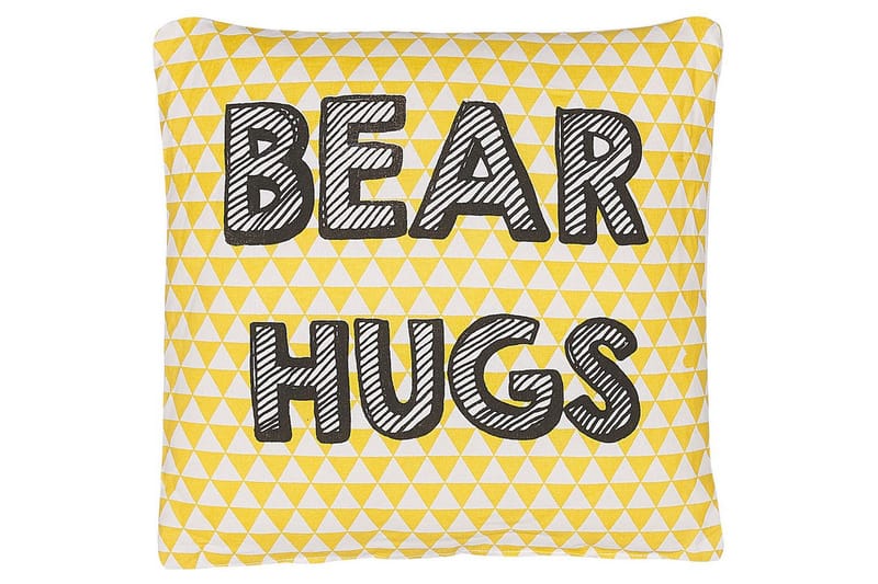 Prydnadskuddar Radzkot Gul/Vit/Svart - Gul/Vit/Svart - Textil & mattor - Kudde & kuddfodral - Prydnadskudde & soffkudde