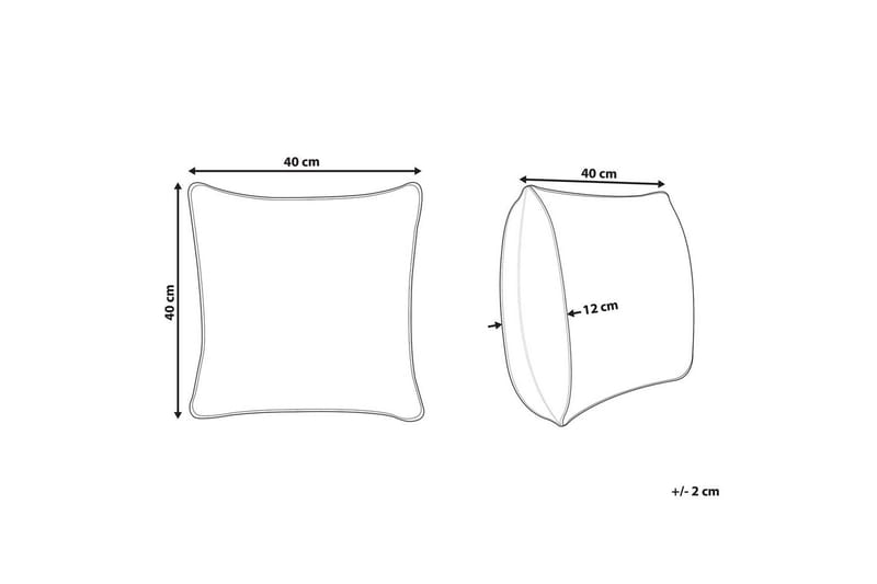 Prydnadskuddar Radzkot Gul/Vit/Svart - Gul/Vit/Svart - Textil & mattor - Kudde & kuddfodral - Prydnadskudde & soffkudde