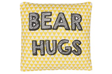 Prydnadskuddar Radzkot set om 2 Gul/Vit/Svart - Gul/Vit/Svart - Utemöbler & utemiljö - Dynor - Utomhuskuddar