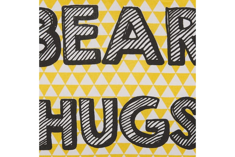 Prydnadskuddar Radzkot set om 2 Gul/Vit/Svart - Gul/Vit/Svart - Utemöbler & utemiljö - Dynor - Utomhuskuddar