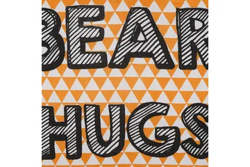 Prydnadskuddar Radzkot set om 2 Orange/Vit/Svart - Orange/Vit/Svart - Utemöbler & utemiljö - Dynor - Utomhuskuddar