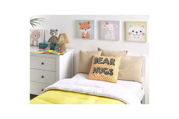 Prydnadskuddar Radzkot set om 2 Orange/Vit/Svart - Orange/Vit/Svart - Utemöbler & utemiljö - Dynor - Utomhuskuddar