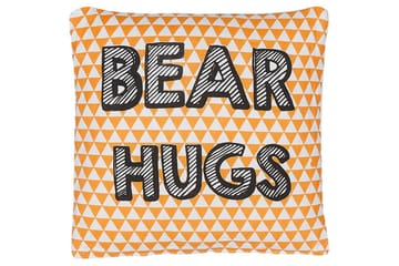 Prydnadskuddar Radzkot set om 2 Orange/Vit/Svart - Orange/Vit/Svart - Utemöbler & utemiljö - Dynor - Utomhuskuddar