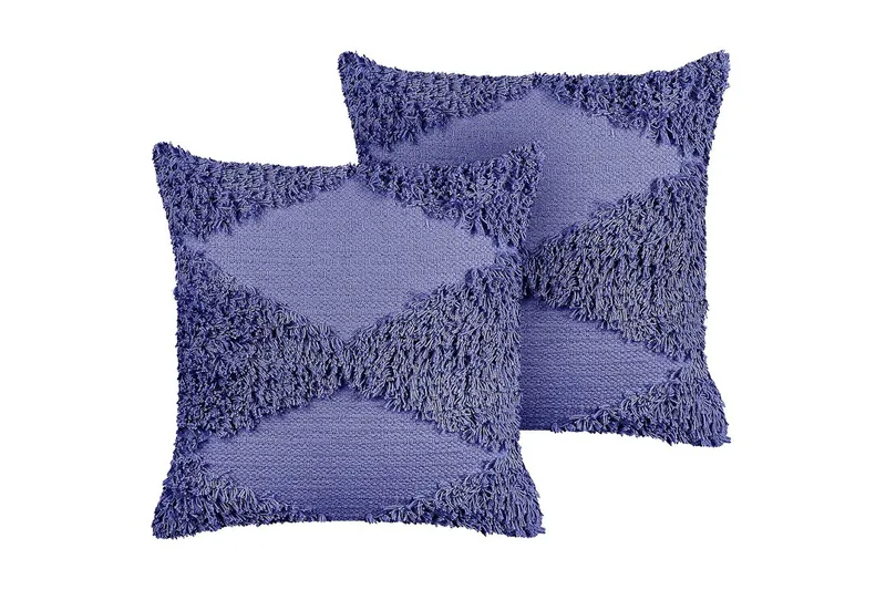 Prydnadskuddar Rhoeo set om 2 Violett, Violett