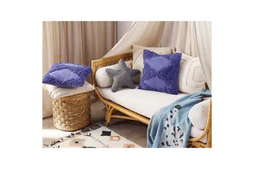 Prydnadskuddar Rhoeo set om 2 Violett - Violett - Utemöbler & utemiljö - Dynor - Utomhuskuddar