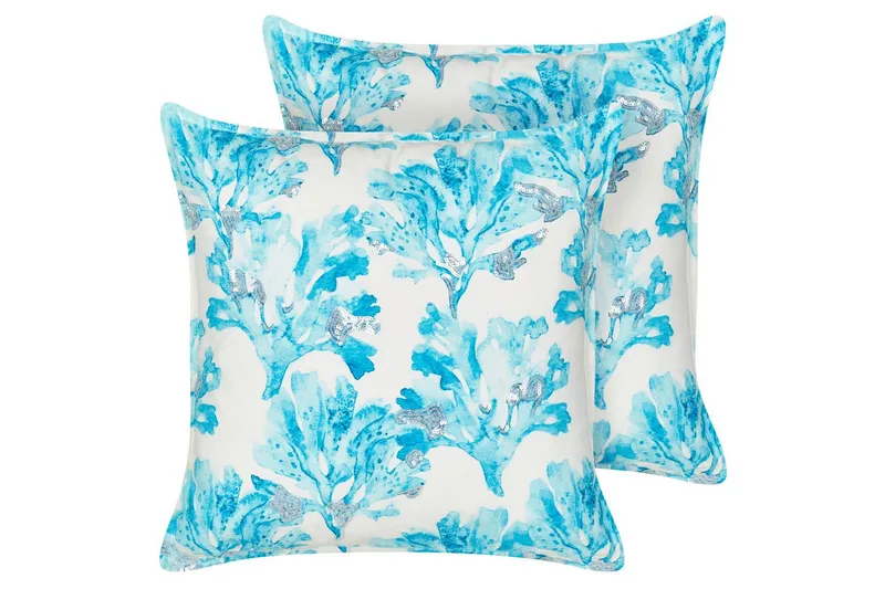 Prydnadskuddar Rockweed set om 2