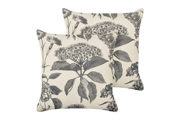 Prydnadskuddar Rosemary set om 2 Beige/grå - Beige/grå - Utemöbler & utemiljö - Dynor - Utomhuskuddar