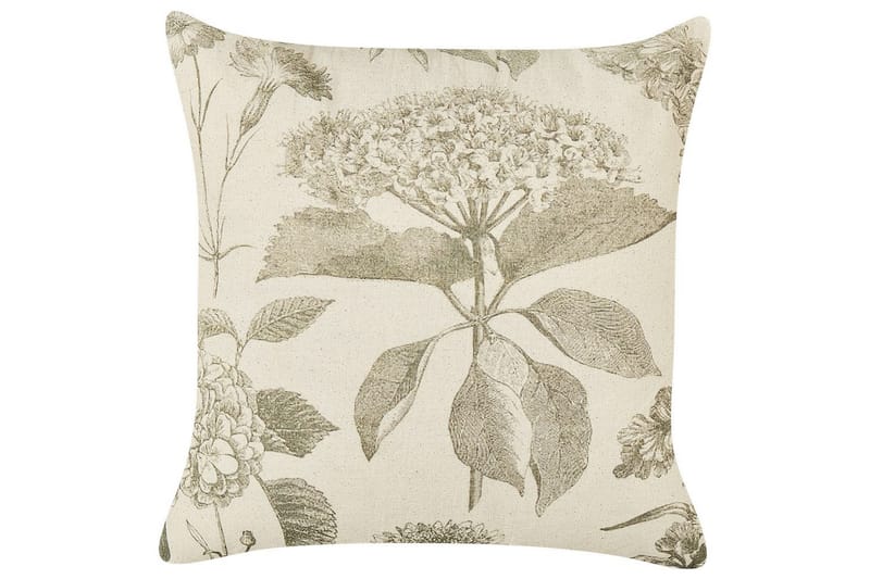 Prydnadskuddar Rosemary set om 2 Beige/Grön - Beige/Grön - Utemöbler & utemiljö - Dynor - Utomhuskuddar