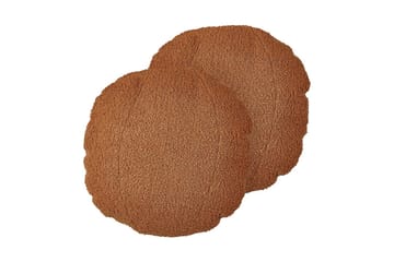 Prydnadskuddar Rutabaga set om 2 Brun