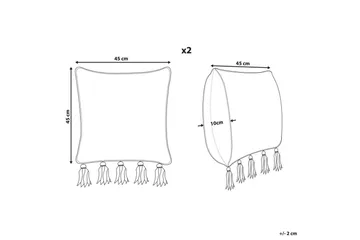 Prydnadskuddar Sambucus set om 2 - Textil & mattor - Kudde & kuddfodral - Prydnadskudde & soffkudde