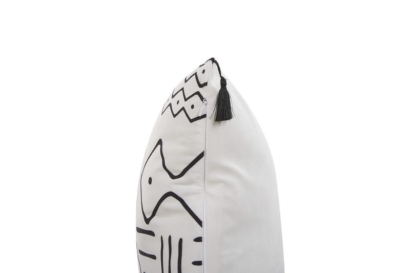 Prydnadskuddar Schefflera set om 2 Fyrkantig - Fyrkantig - Utemöbler & utemiljö - Dynor - Utomhuskuddar