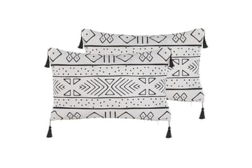 Prydnadskuddar Schefflera set om 2 Rektangulär - Rektangulär - Utemöbler & utemiljö - Dynor - Utomhuskuddar