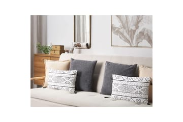 Prydnadskuddar Schefflera set om 2 Rektangulär - Rektangulär - Utemöbler & utemiljö - Dynor - Utomhuskuddar