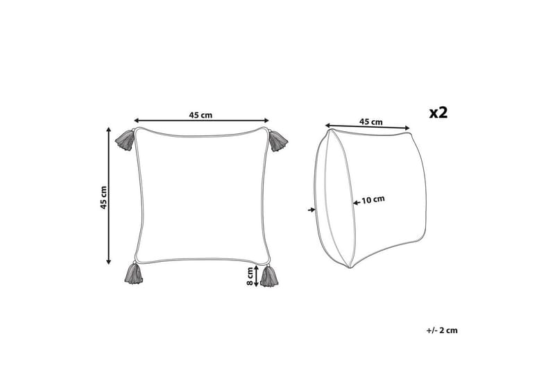 Prydnadskuddar Setosa set om 2 - Utemöbler & utemiljö - Dynor - Utomhuskuddar