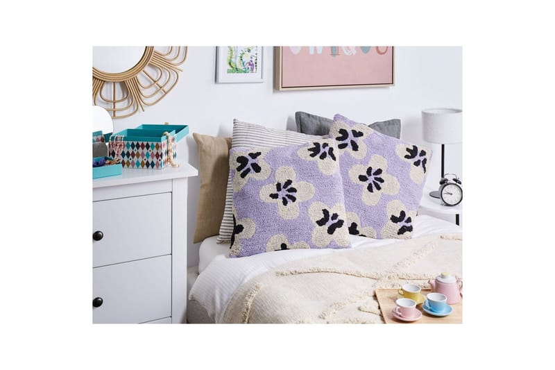 Prydnadskuddar Soapwort set om 2 - Utemöbler & utemiljö - Dynor - Utomhuskuddar