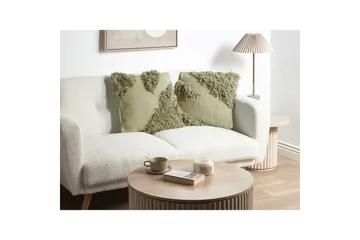 Prydnadskuddar Sourwood set om 2 Grön - Grön - Utemöbler & utemiljö - Dynor - Utomhuskuddar