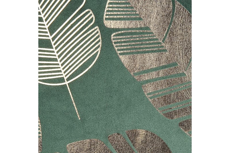 Prydnadskuddar Sunflower set om 2 Grön/guld - Grön/guld - Utemöbler & utemiljö - Dynor - Utomhuskuddar