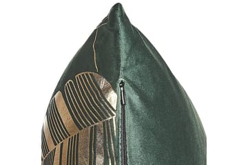 Prydnadskuddar Sunflower set om 2 Grön/guld - Grön/guld - Utemöbler & utemiljö - Dynor - Utomhuskuddar