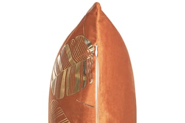 Prydnadskuddar Sunflower set om 2 Orange/guld - Orange/guld - Utemöbler & utemiljö - Dynor - Utomhuskuddar