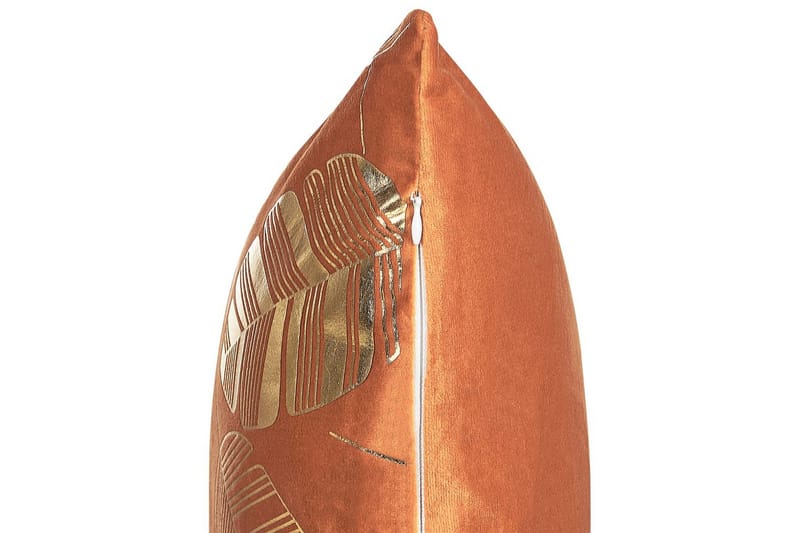 Prydnadskuddar Sunflower set om 2 Orange/guld - Orange/guld - Utemöbler & utemiljö - Dynor - Utomhuskuddar