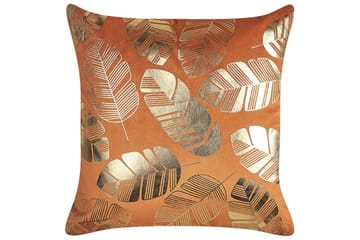 Prydnadskuddar Sunflower set om 2 Orange/guld - Orange/guld - Utemöbler & utemiljö - Dynor - Utomhuskuddar