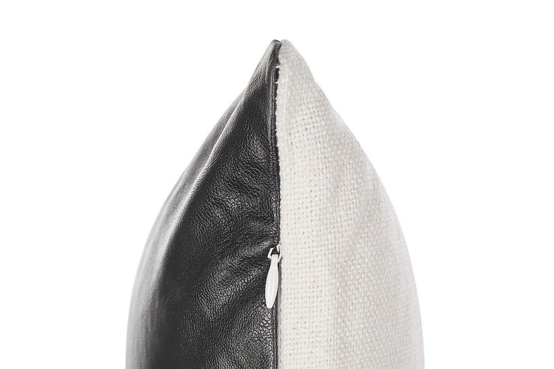 Prydnadskuddar Sven set om 2 Vit/Svart, Fyrkantig - Vit/Svart, Fyrkantig - Utemöbler & utemiljö - Dynor - Utomhuskuddar