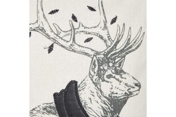 Prydnadskuddar Sven set om 2 Vit/Svart, Fyrkantig - Vit/Svart, Fyrkantig - Utemöbler & utemiljö - Dynor - Utomhuskuddar