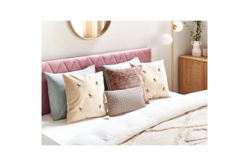 Prydnadskuddar Talinum set om 2 Beige/gul/brun/vit - Beige/gul/brun/vit - Utemöbler & utemiljö - Dynor - Utomhuskuddar