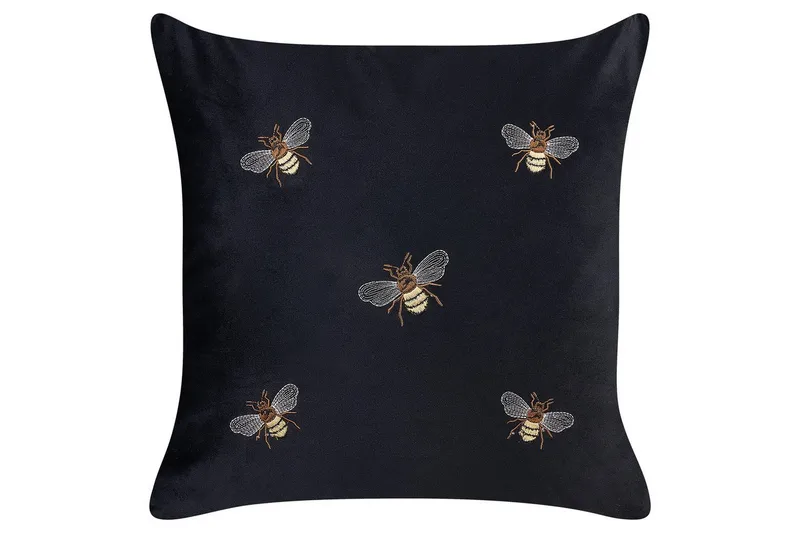 Prydnadskuddar Talinum set om 2 Svart/gul/brun/vit - Svart/gul/brun/vit - Utemöbler & utemiljö - Dynor - Utomhuskuddar