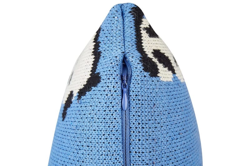 Prydnadskuddar Talokan set om 2 Blå/svart/vit - Blå/svart/vit - Utemöbler & utemiljö - Dynor - Utomhuskuddar