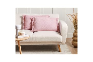 Prydnadskuddar Tansy set om 2 Rosa - Rosa - Utemöbler & utemiljö - Dynor - Utomhuskuddar