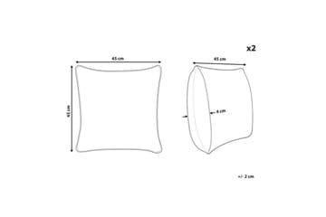 Prydnadskuddar Teddybear set om 2 - Utemöbler & utemiljö - Dynor - Utomhuskuddar